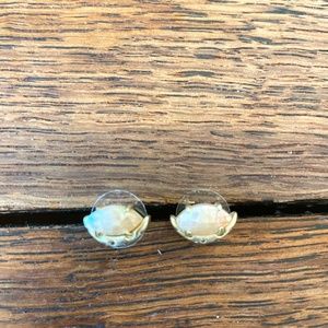 Kendra Scott mother of pearl earrings